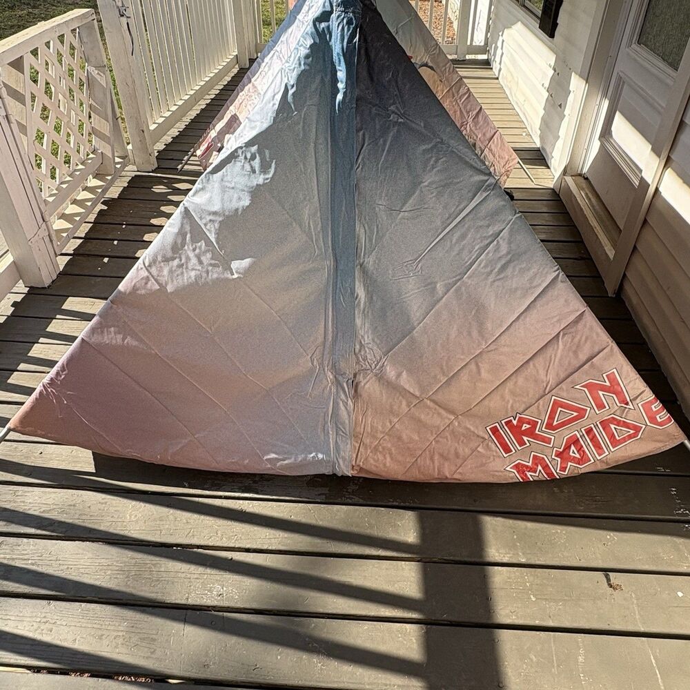 Iron Maiden: ‘Trooper’ FieldCandy SOLD OUT Ltd. 2-3 Person Camping Festival Tent - Picture 4 of 8